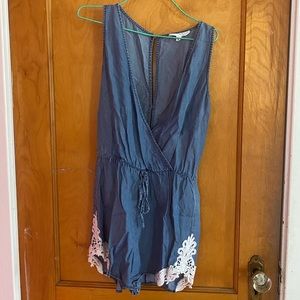 Chambray Romper